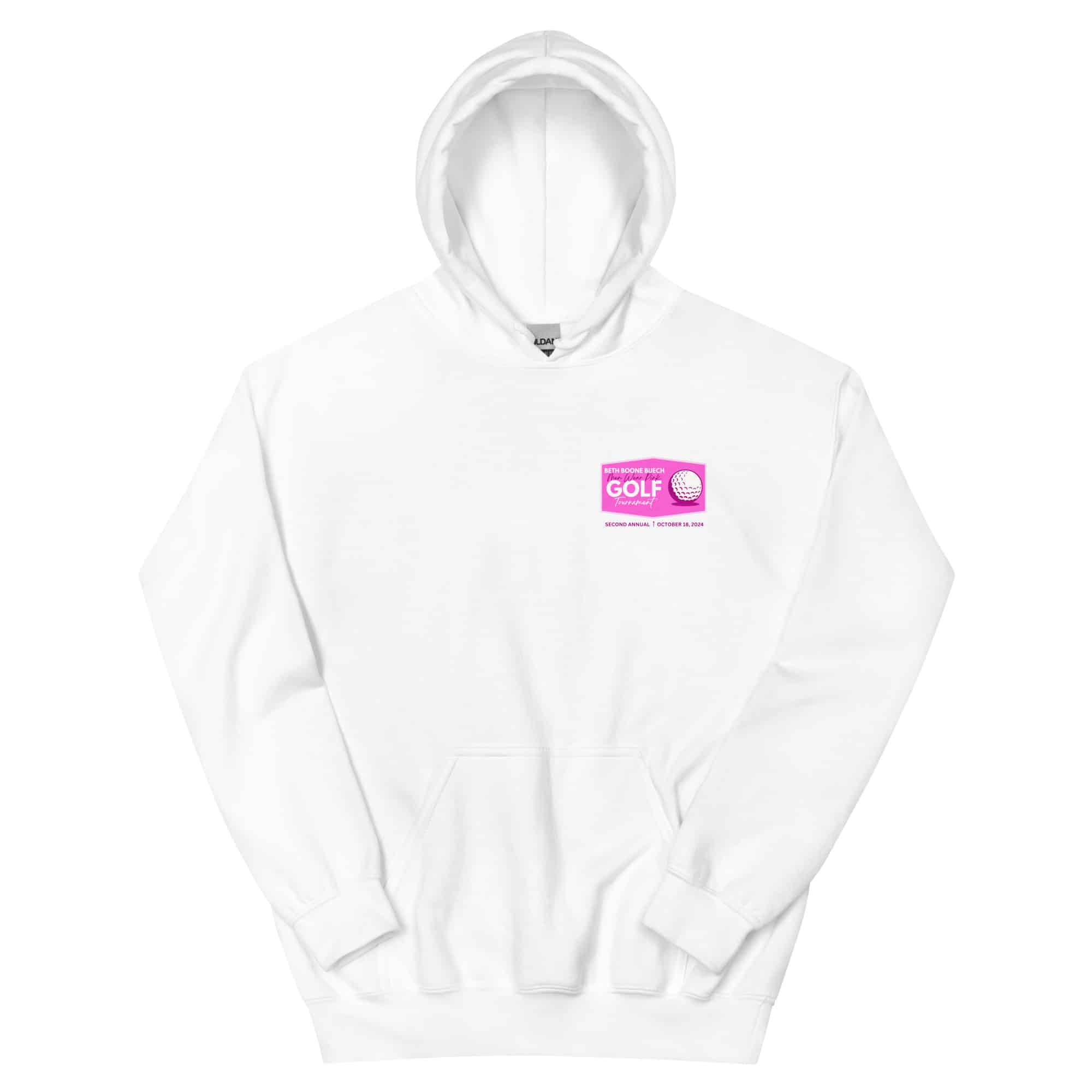 White or Pink Hoodie