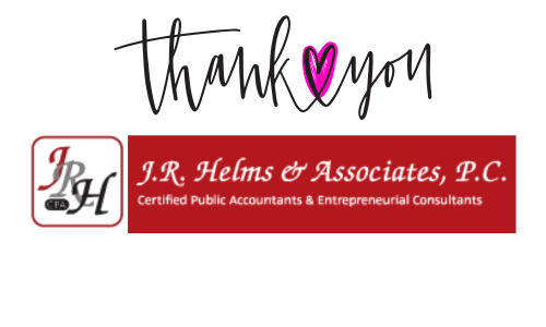 Thank You Sponsors (5) JR Helms